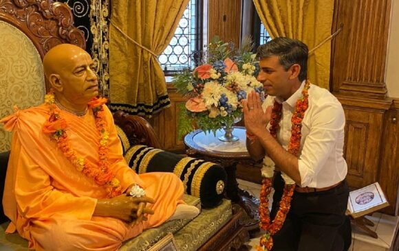 Rishi Sunak’s visit to Bhaktivedanta Manor