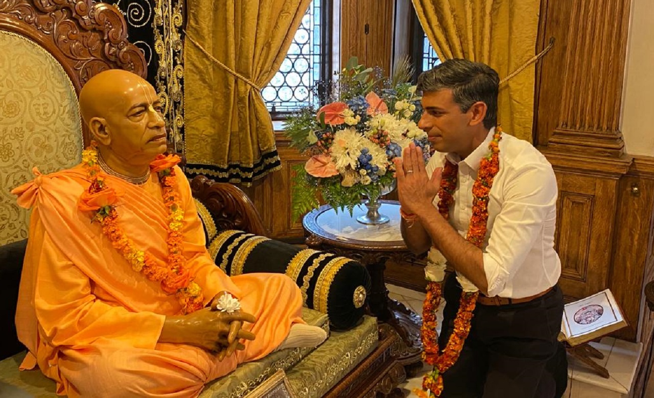 Rishi Sunak S Visit To Bhaktivedanta Manor Bhaktivedanta Manor Hare